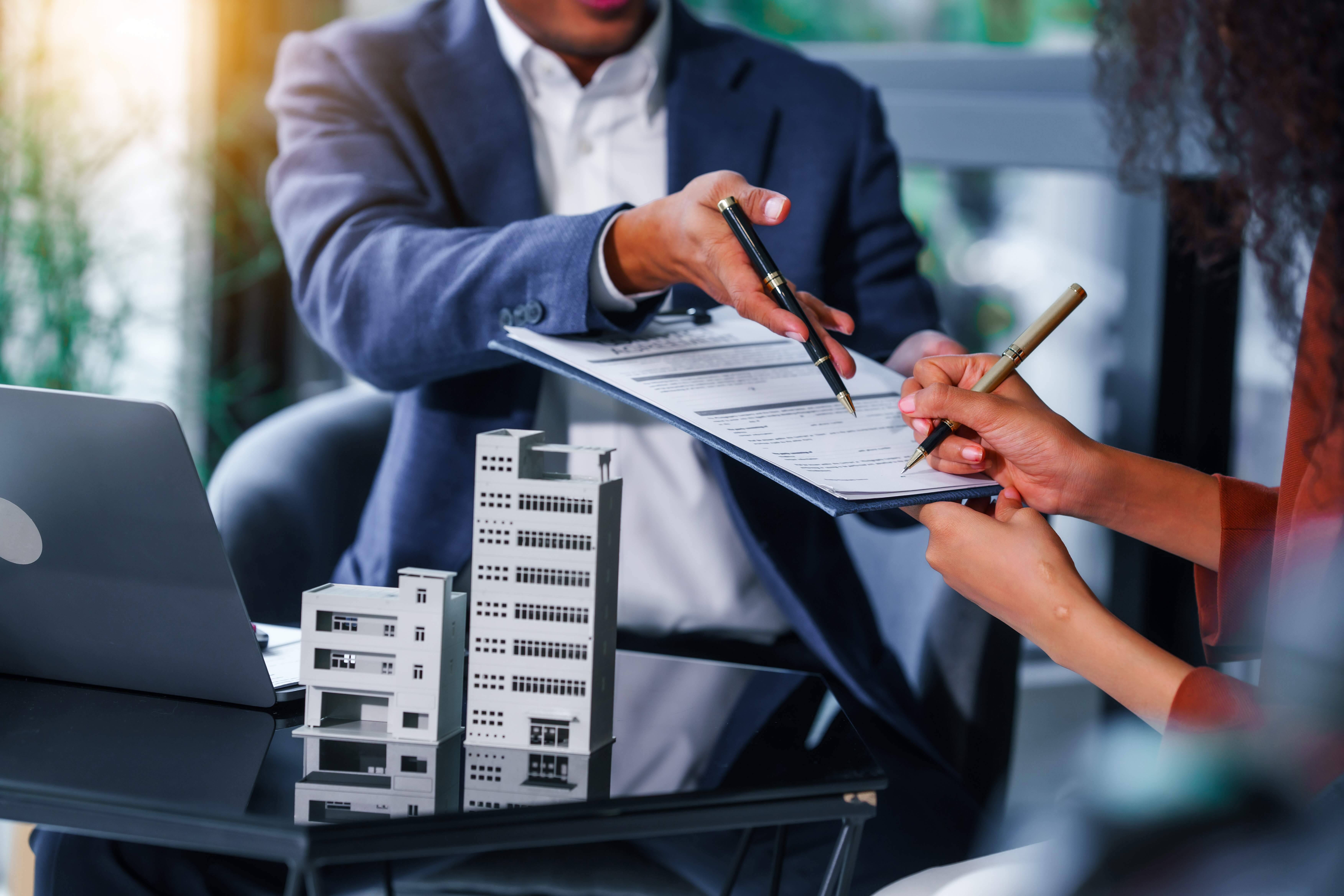 Real Estate Investors discussing different options for exit strategies.