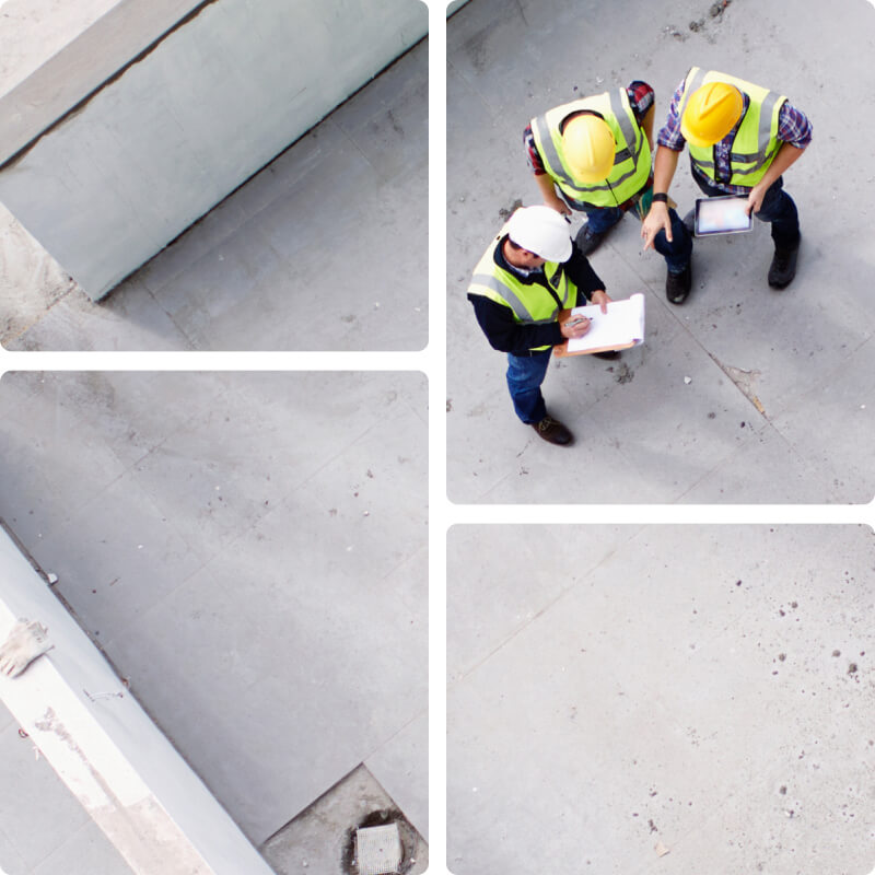 Overhead-view-of-construction-workers-engineers-at-construction-site-1