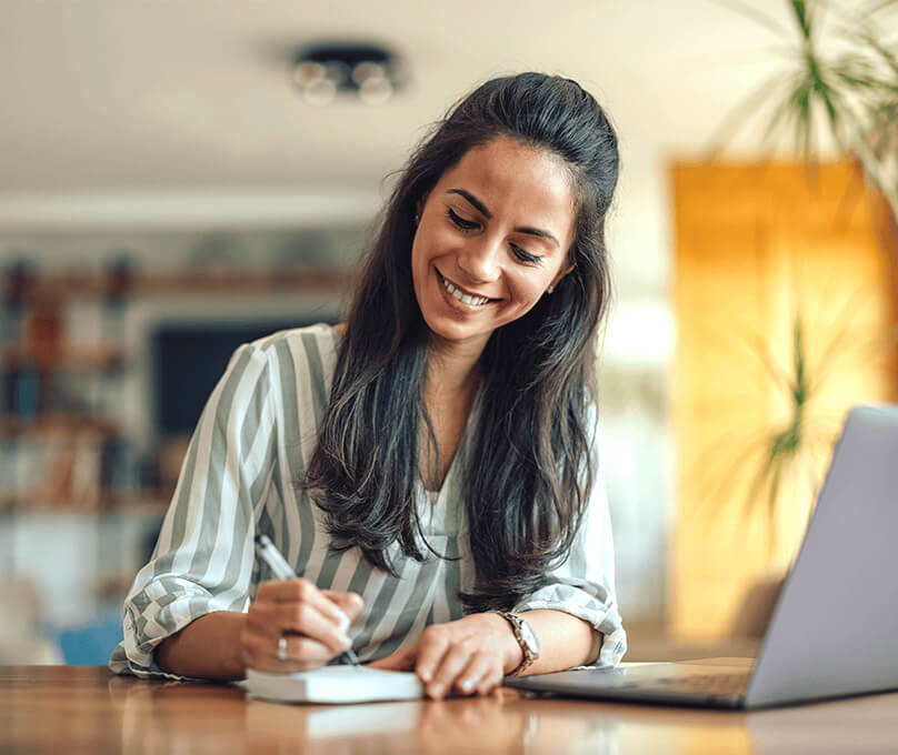 Woman-with-computer-searching-for-loans-1