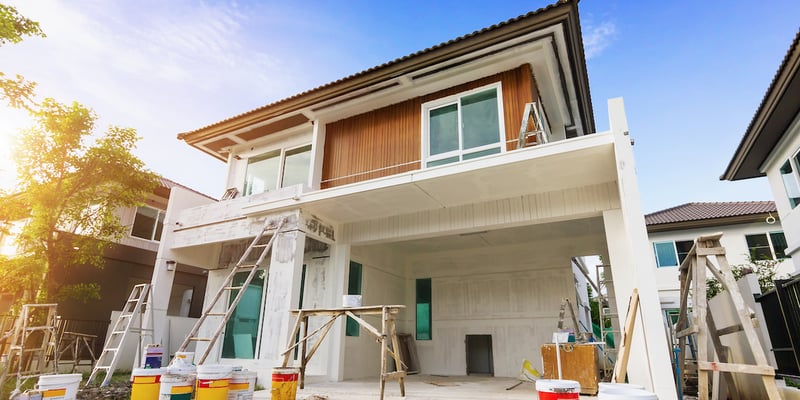 Partially built home purchased at a competitive residential construction loan rate